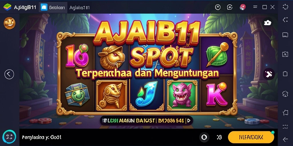 Tampilan menarik gameplay Slot AJAIB11 yang memukau.
