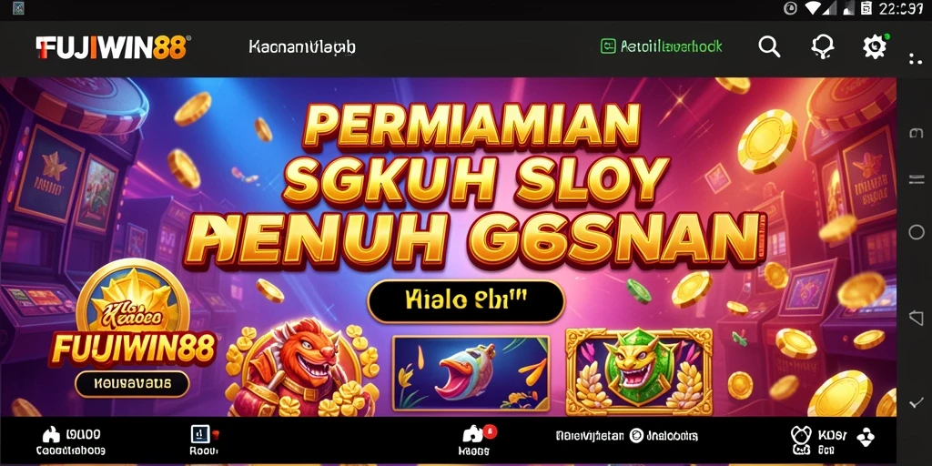 Tampilan utama gameplay FUJIWIN88 yang seru dan menawan.