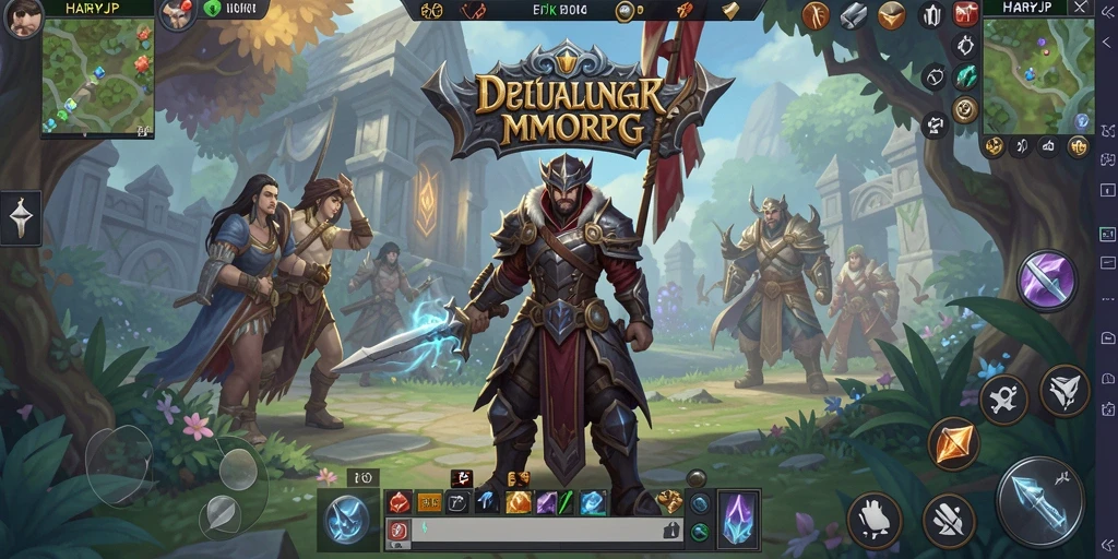 Screenshot gameplay <strong>HARAPJP</strong> menunjukkan pertarungan seru dan karakter fantastis.