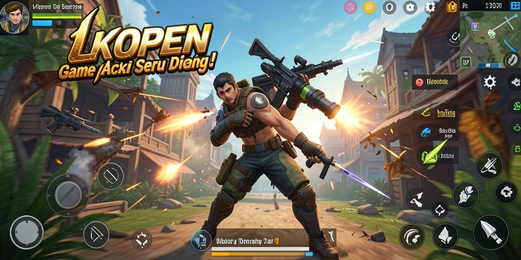 Gameplay seru dalam aksi mendebarkan di LKOPEN.