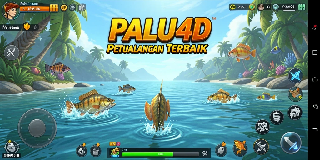Tampilkan pengalaman memancing yang mendebarkan dalam gameplay PALU4D.