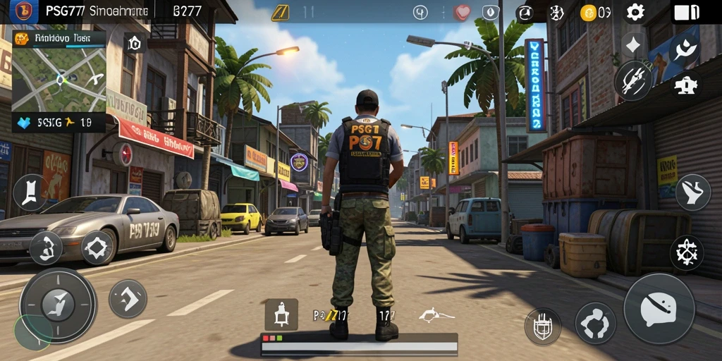 Tampilan gameplay <strong>PSG77</strong> yang menakjubkan dengan interaksi karakter.