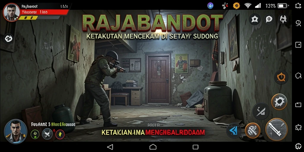 Gameplay RAJABANDOT yang menyeramkan dan menegangkan.